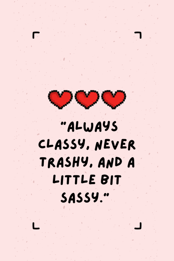 a pin for a blog post that talks about cool attitude captions for girls to use