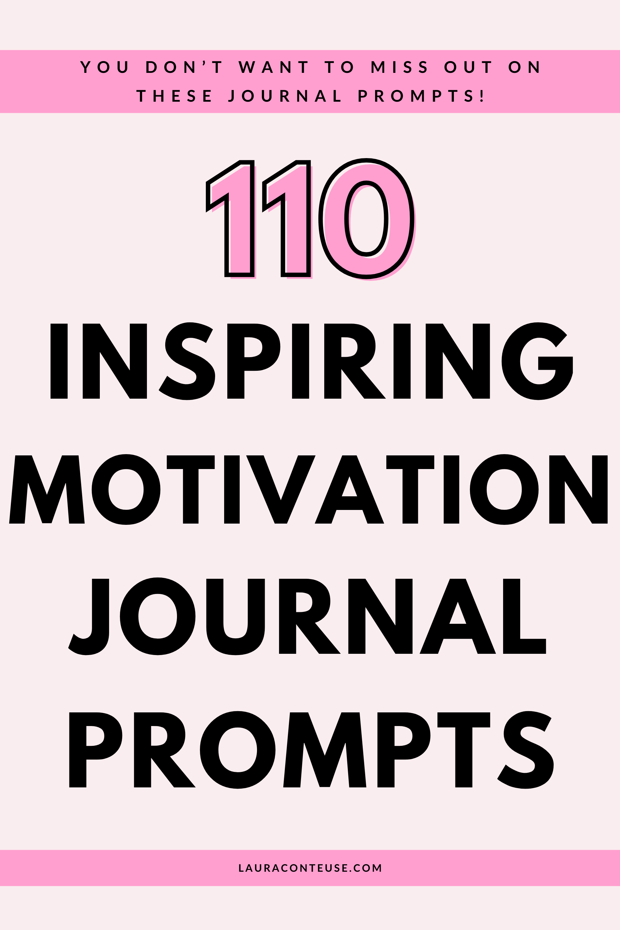 110 Powerful Journal Prompts for Motivation to Find Clarity