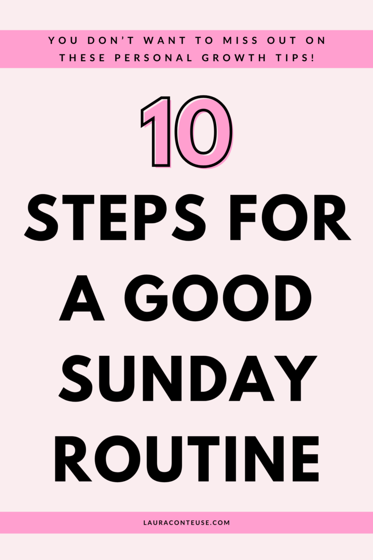 My Sunday Routine Ideas for a Productive Week Ahead