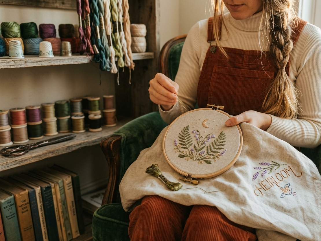 a featured image for a blog post about feminine hobbies