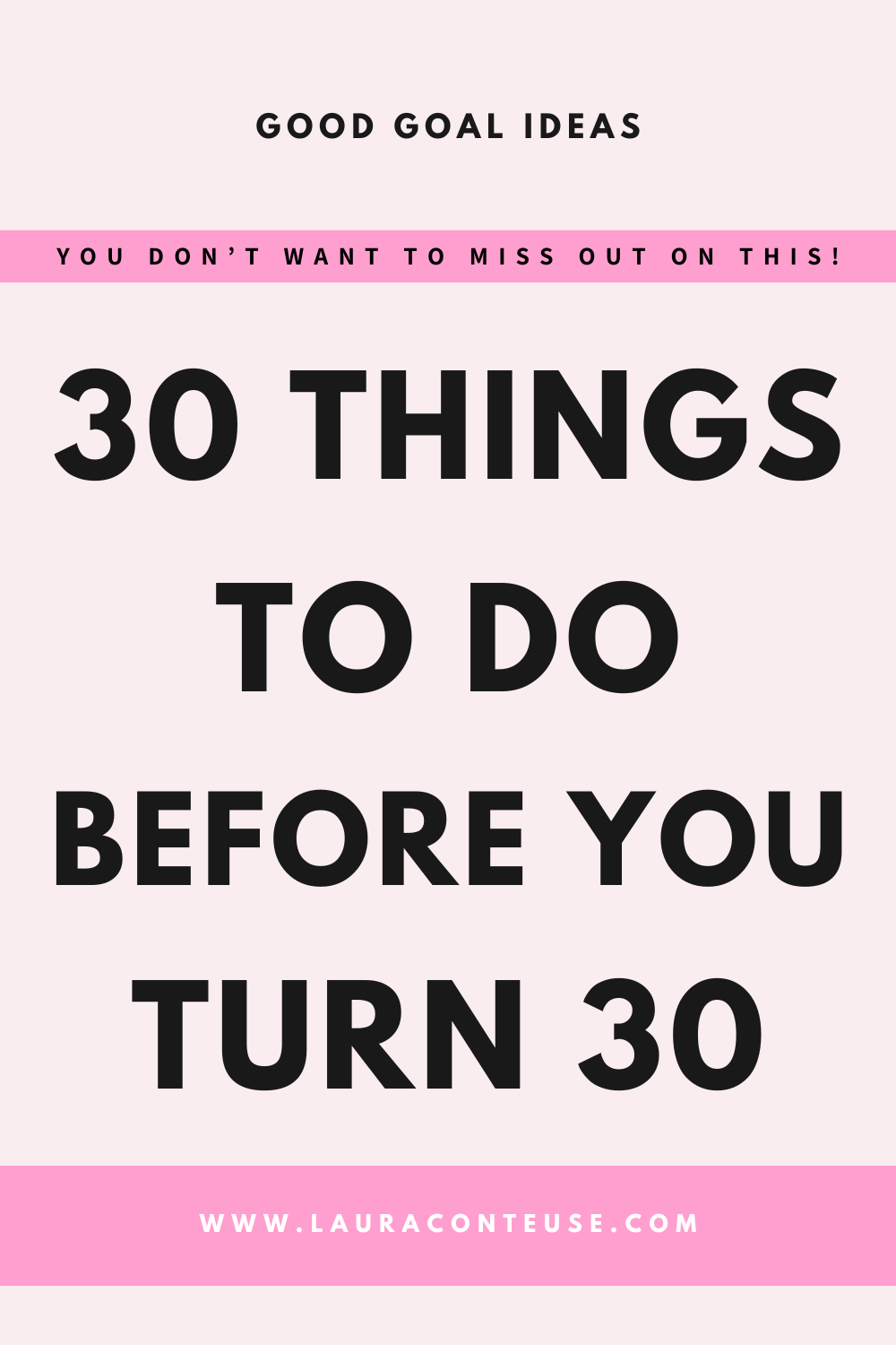 30 Before 30 Bucket List: 30 Things to Do Before You Turn 30