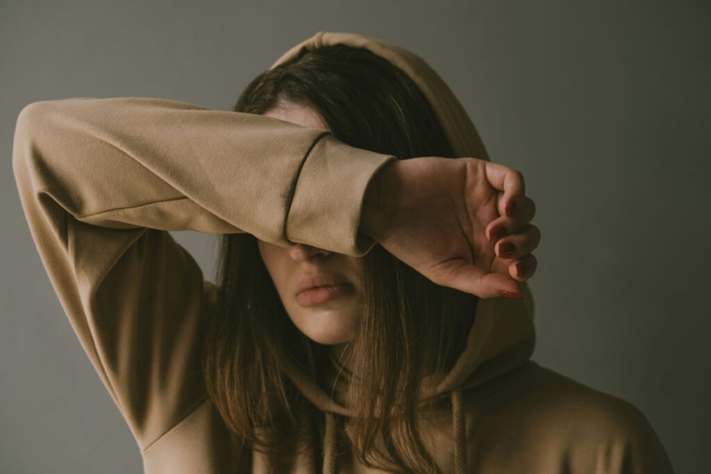 a woman who does some self sabotage