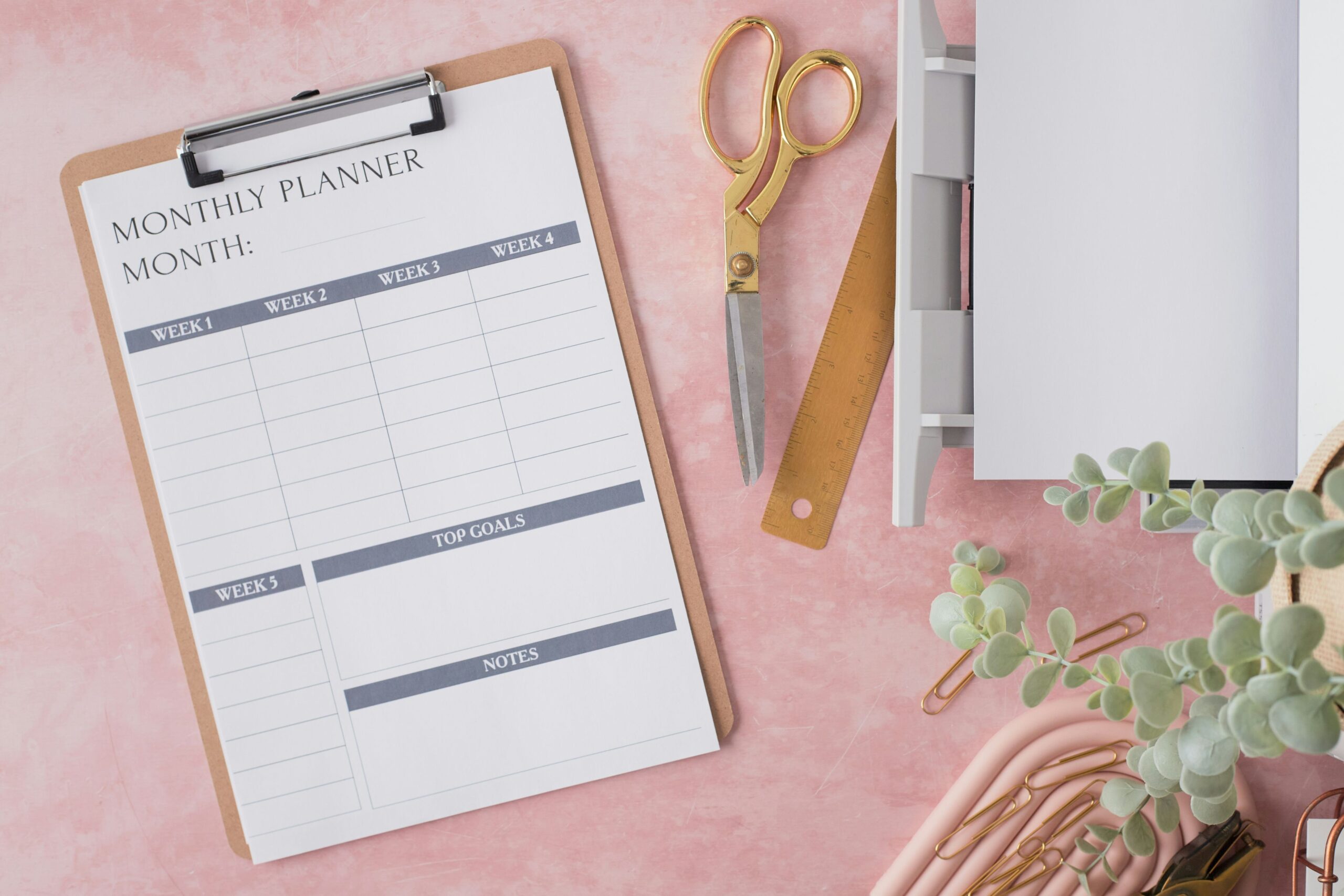 a featured image for a blog post about things to do every month