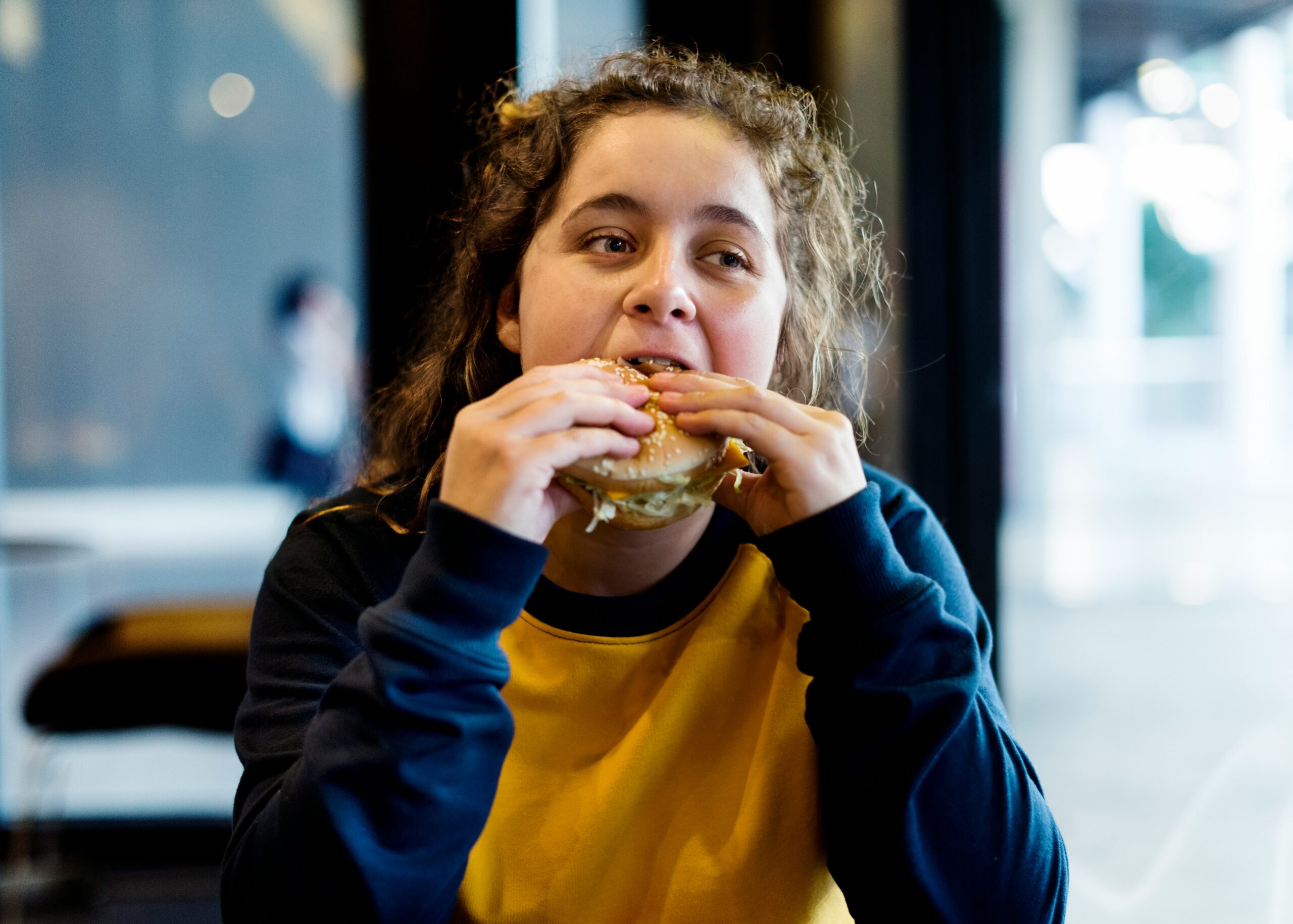 a featured image for a blog post about unhealthy habits