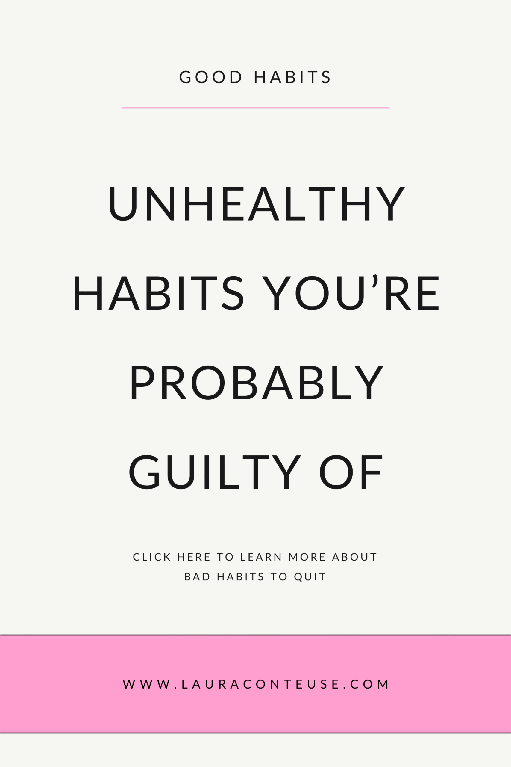 Uncommon Habit Examples 35 Unhealthy Habits You’re Probably Guilty Of