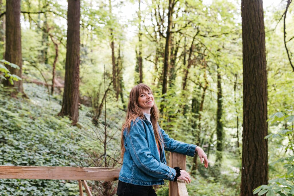 a happy woman