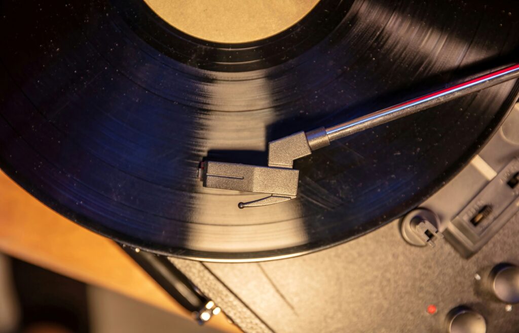 a vinyl record