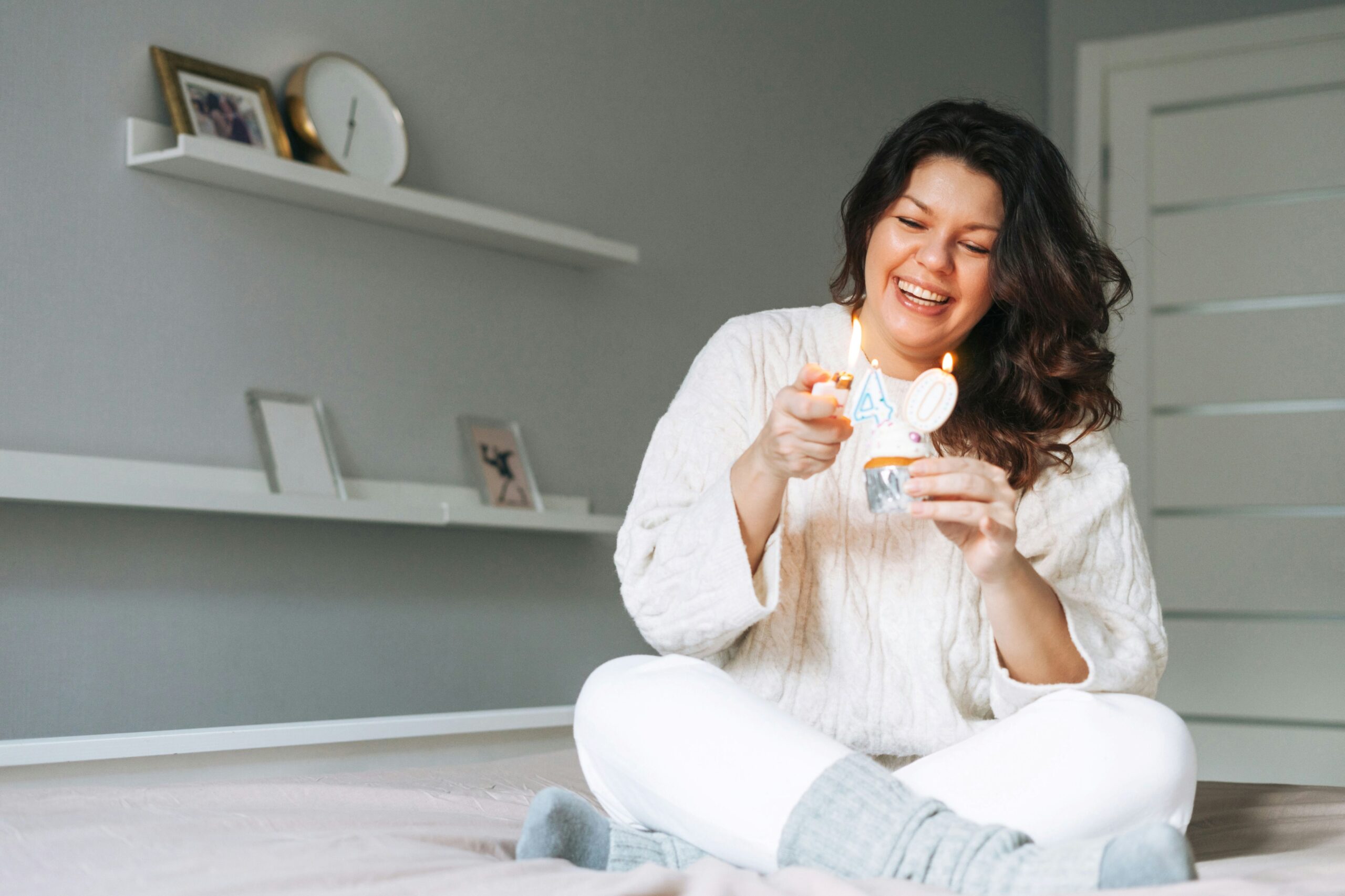 a featured image for a blog post about birthday self care ideas