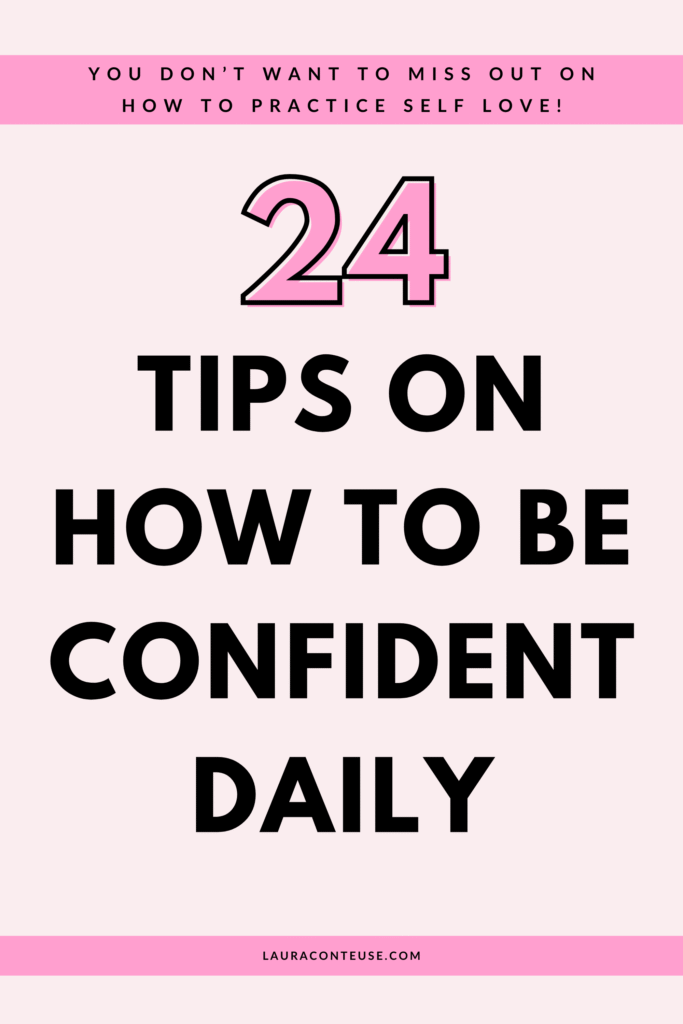 a pin that says in a large font how to be confident