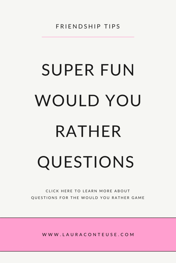 a pin that says in a large font would you rather questions