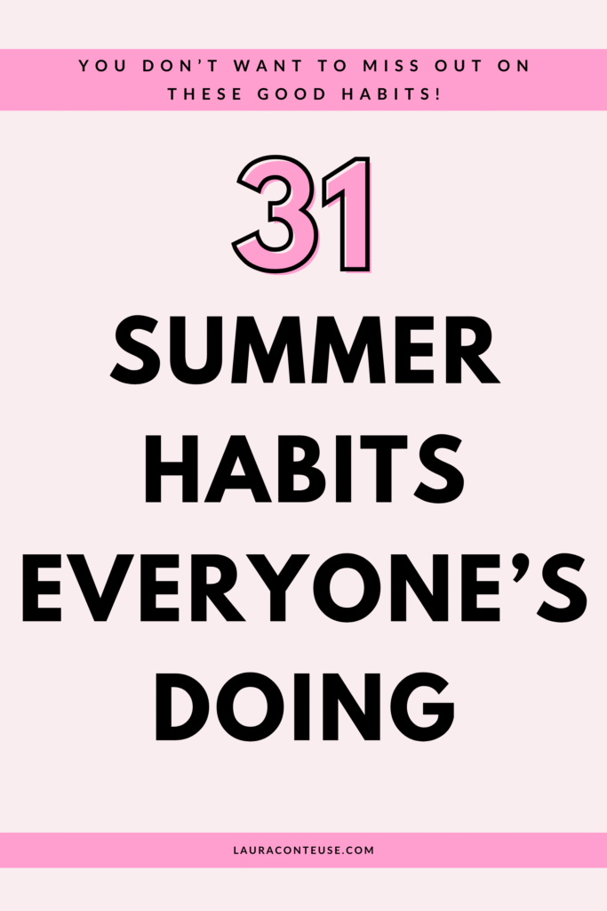 a pin that says in a large font summer habits