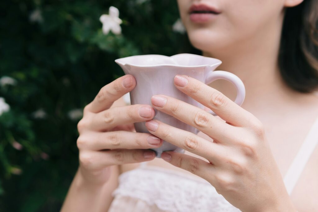 a woman living a quiet life