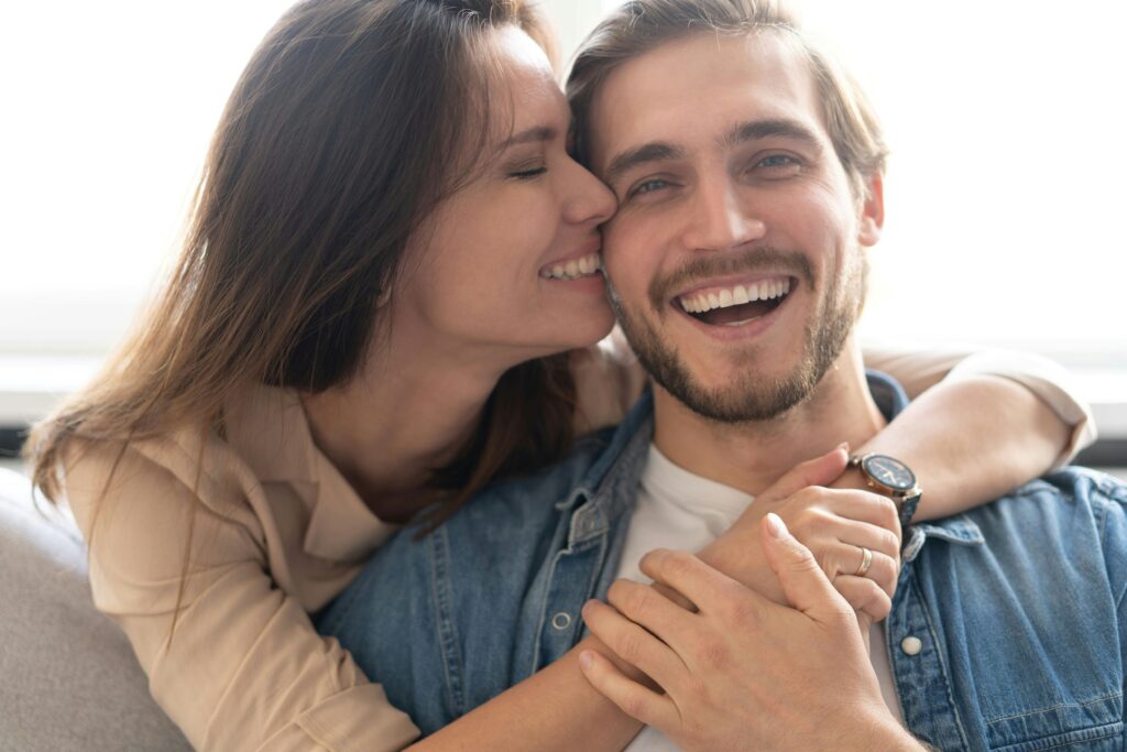 a happy couple