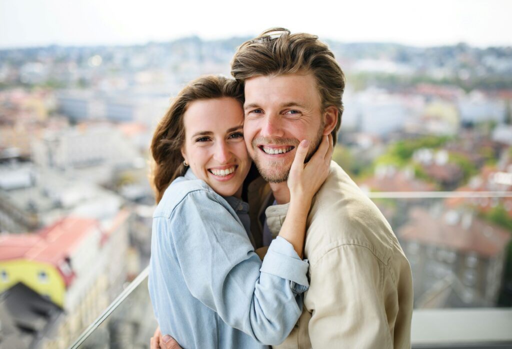 a happy couple