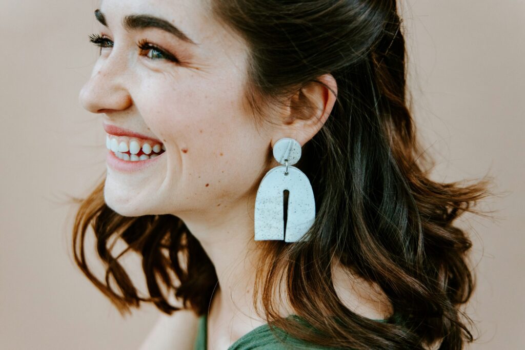 a happy woman